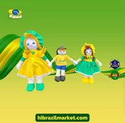 Brasil Boneca de Pano - Brazil Rag Doll - Hi Brazil Market