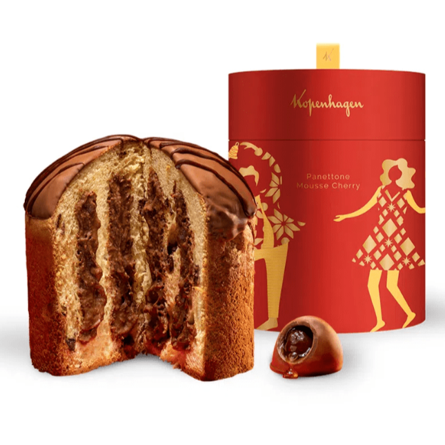 Kopenhagen Panettone Mousse Cherry Brandy 830g - Hi Brazil Market
