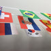 World Cup Flag Line - Varal Bandeiras Copa do Mundo - Hi Brazil Market