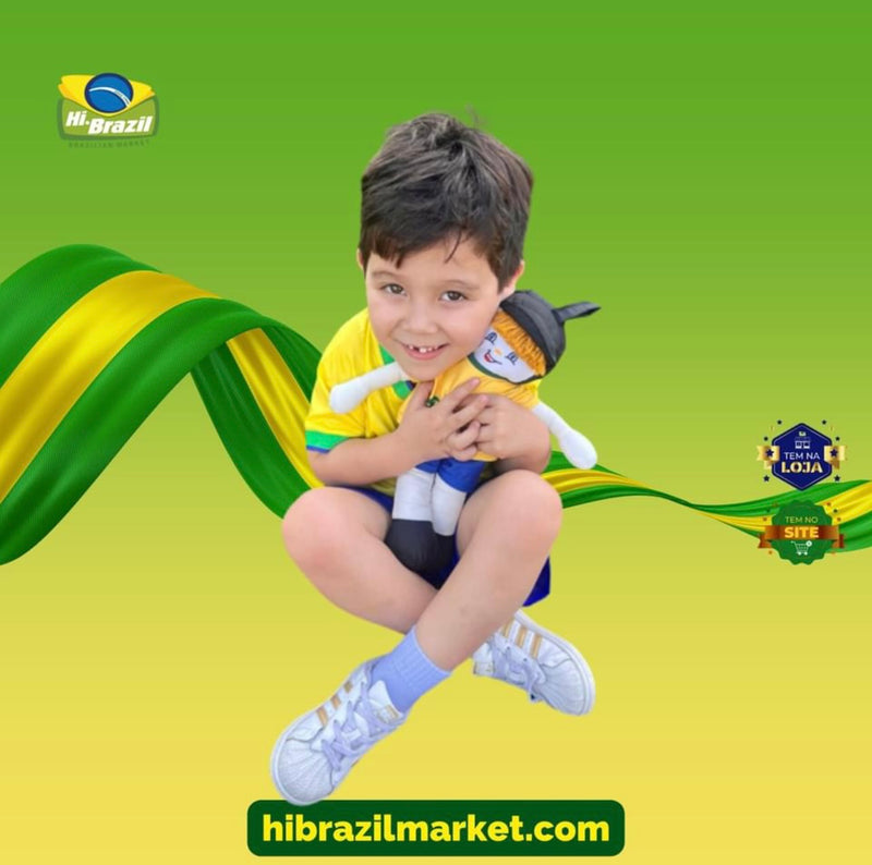 Brasil Boneca de Pano - Brazil Rag Doll - Hi Brazil Market
