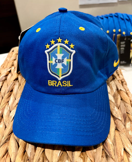 Brasil Bone CBF Azul - Brazil Cap Blue - Hi Brazil Market