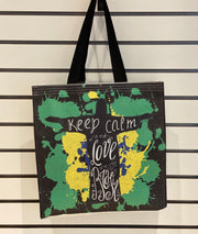 Eco Tote Bag - Bolsa Ecologica feita com tecido Reciclado Tecido Pet com Estampa em Sublimacao - Hi Brazil Market