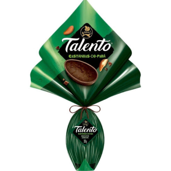 Garoto Ovo de Pascoa Talento Castanhas do Para 350g - Talento Brazil Nut Easter Egg - Hi Brazil Market