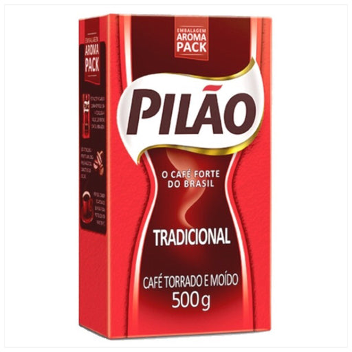 Pilao Traditional Coffee 500g - Café Tradicional Torrado e Moido - Hi Brazil Market
