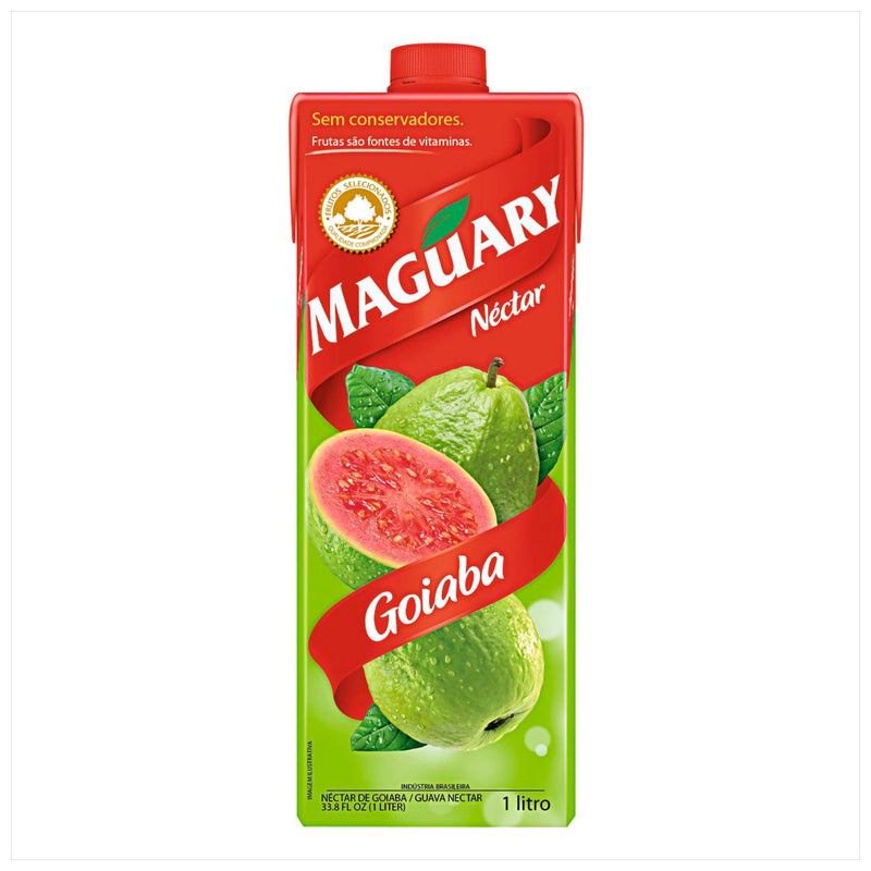 Maguary Suco de Goiaba 1L - Guava Juice 33.8 fl.oz - Hi Brazil Market