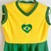 Brasil Vestido Infantil - Brazil Kid's Dress - Hi Brazil Market