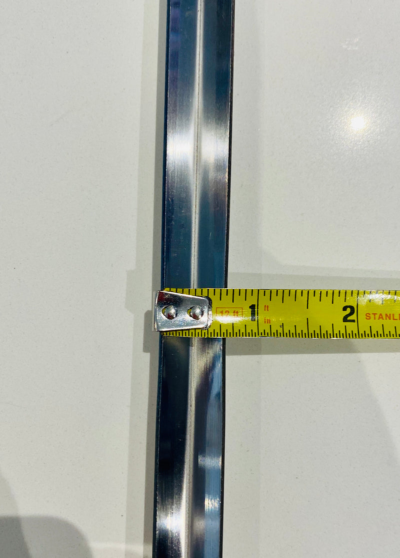 Espeto Liso Simples Cromado - Barbecue Skewer - Hi Brazil Market