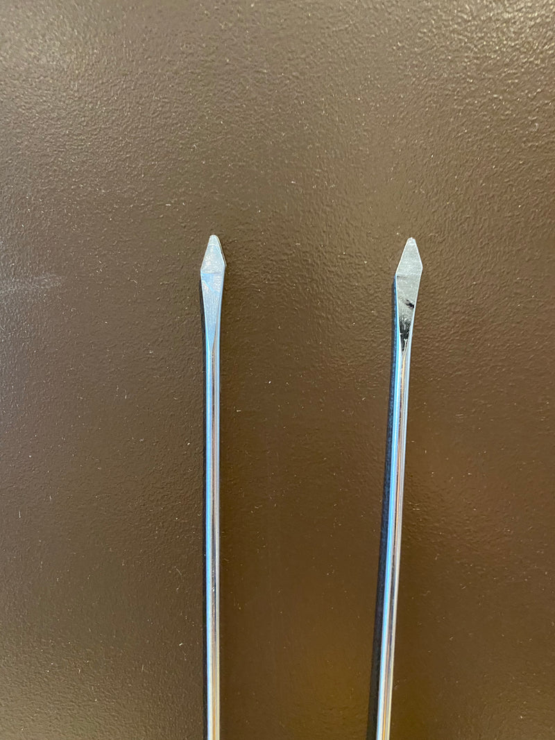 Barbecue Skewer - Espeto Duplo Cromado - Hi Brazil Market