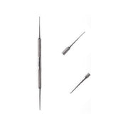 Mundial BC-376 Cuticle Pusher & Scraper + Nail Stick - Espátula Dupla + Palito de Unha - Hi Brazil Market