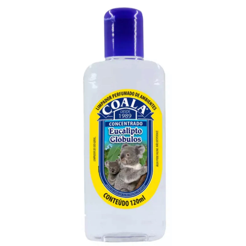 Coala Eucalipto Globulos Limpador Perfumado Concentrado 120ml - Concentrated Eucalyptus Scented Cleanser - Hi Brazil Market