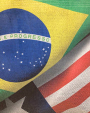 Eco Tote Bag - Bolsa Ecologica feita com tecido Reciclado Tecido Pet com Estampa em Sublimacao - Hi Brazil Market