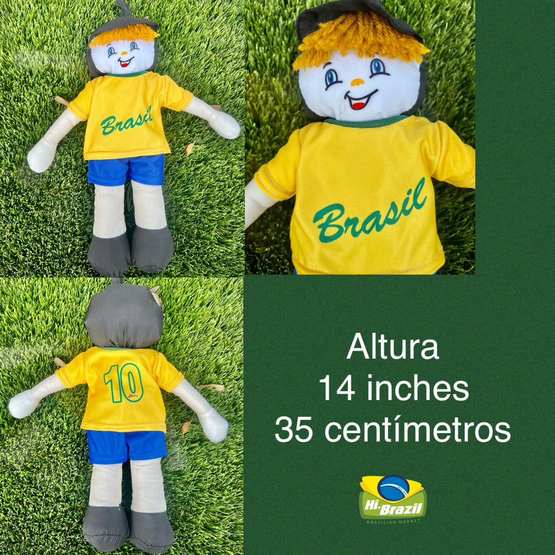 Brasil Boneca de Pano - Brazil Rag Doll - Hi Brazil Market