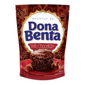 Dona Benta Mistura para Bolo Chocolate 450g - Chocolate Cake Mix 14.3 oz - Hi Brazil Market