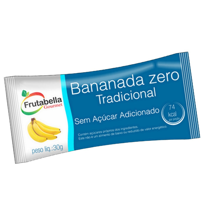 Frutabella Bananada Cremosa Zero - Creamy Banana Candy Light Unid/Box - Hi Brazil Market