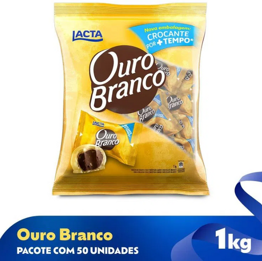 Lacta Ouro Branco Bombom - saco ou individual - Hi Brazil Market