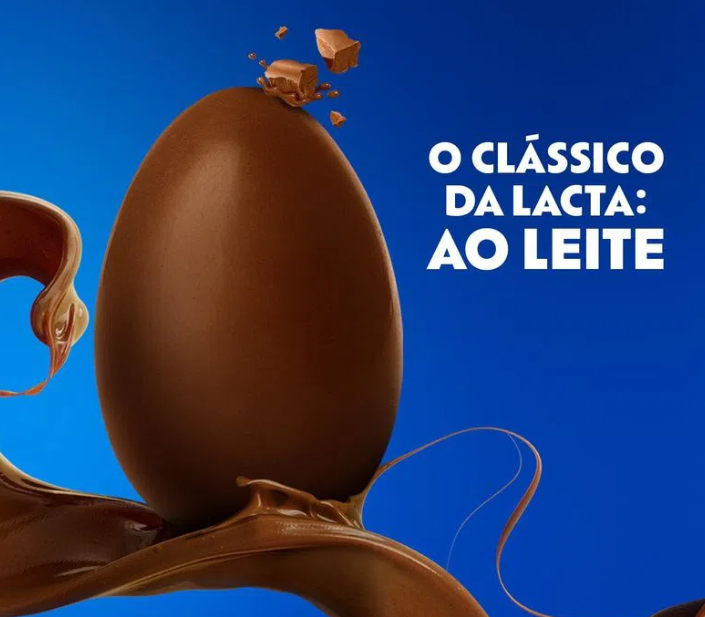 Lacta Ovo de Pascoa Chocolate ao Leite 157g