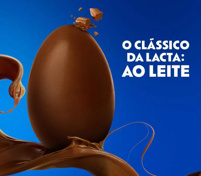 Lacta Ovo de Pascoa Chocolate ao Leite 170g - Easter Egg Milk Chocolate