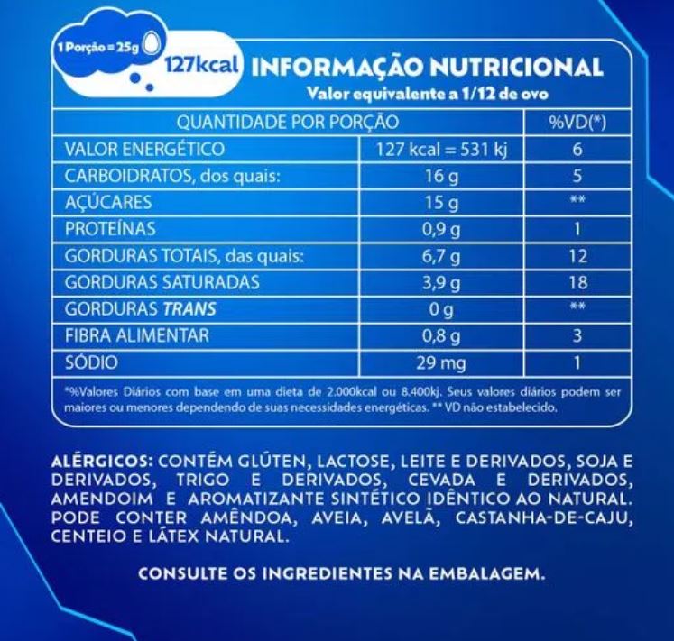 Lacta Ovo de Pascoa Bis 305g
