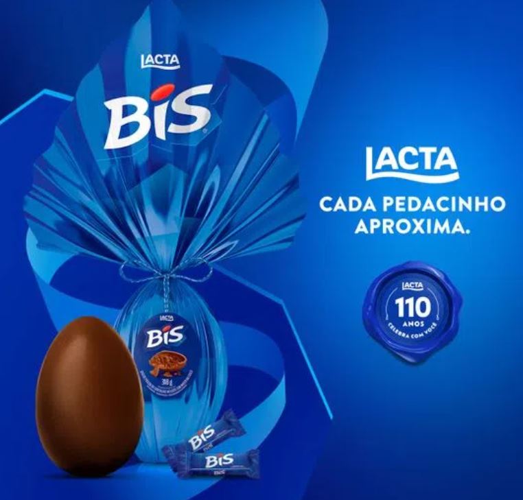 Lacta Ovo de Pascoa Bis 305g
