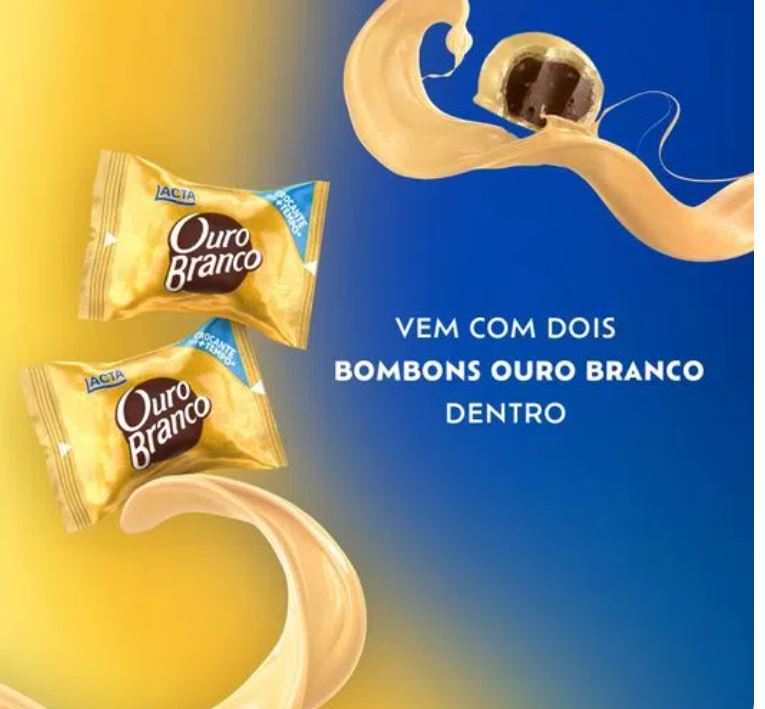 Lacta Ovo de Pascoa Ouro Branco 359g