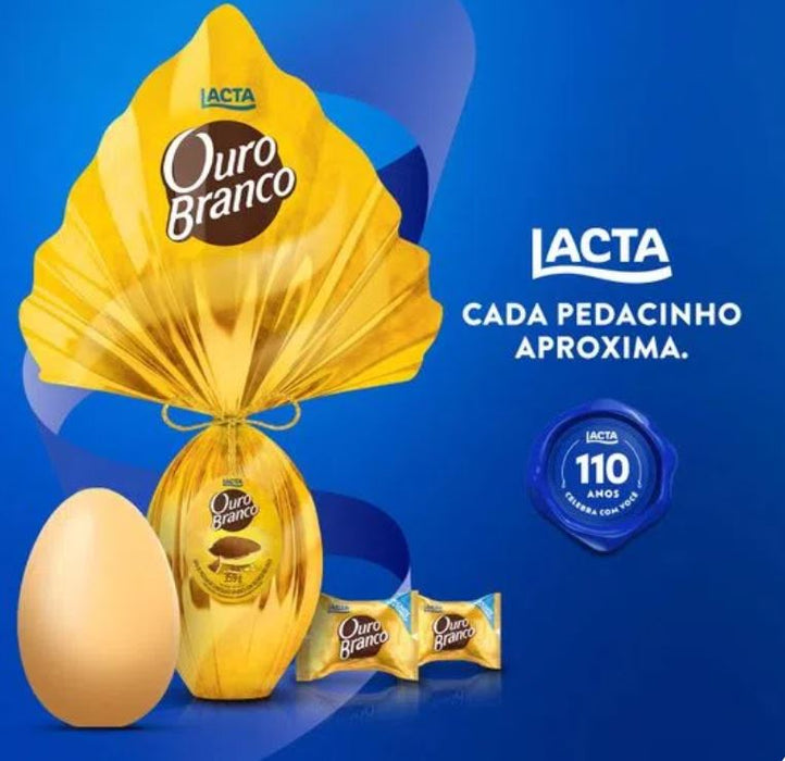Lacta Ovo de Pascoa Ouro Branco 359g