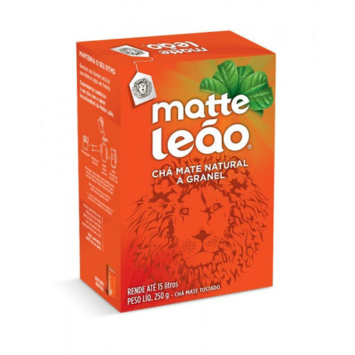 Matte Leao Cha Natural Granel 250g - Mate Loose Tea Leaves 250g - Hi Brazil Market