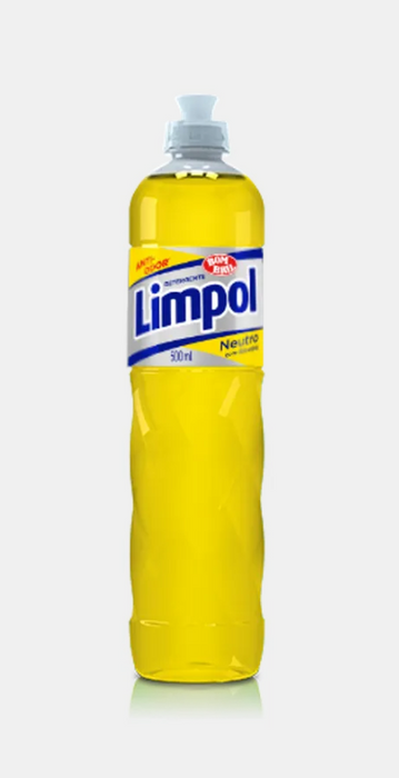 Limpol Detergente Liquido Neutro 500ml - Dishwashing Liquid 16.90fl oz