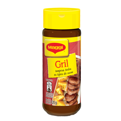 Maggi GRIL Tempero para Carnes 120g - Meat Seasoning 4.23oz - Hi Brazil Market