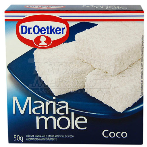 Dr. Oetker Maria Mole sabor Coco 50g - Coconut Maria Mole - Hi Brazil Market