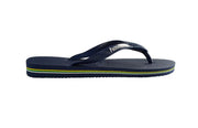 Havaianas Kids Brazil Logo Flip Flops Navy Blue - Hi Brazil Market