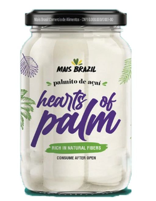 Mais Brasil Palmito Acai Inteiro - Whole Hearts of Palm - Hi Brazil Market