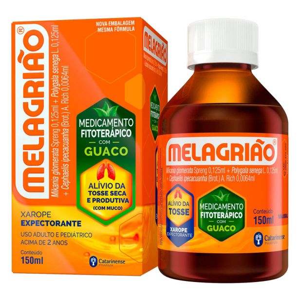 Melagriao com GuacoXarope Expectorante 150ml - Hi Brazil Market