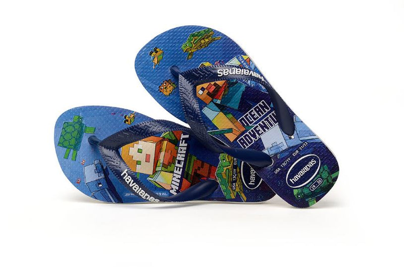 Havaianas Kids Sandal Flip Flops Minecraft - Hi Brazil Market
