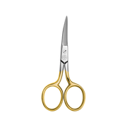 Mundial BC-334 Tesoura de Unha Curva Gold -Gold curved nail scissors - Hi Brazil Market