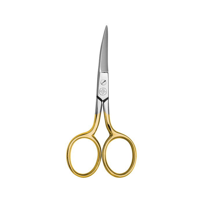Mundial BC-334 Tesoura de Unha Curva Gold -Gold curved nail scissors - Hi Brazil Market
