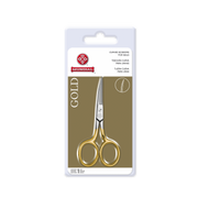 Mundial BC-334 Tesoura de Unha Curva Gold -Gold curved nail scissors - Hi Brazil Market
