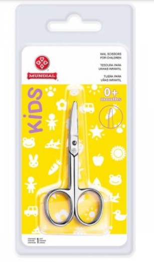 Mundial Tesoura para Unhas Infantil - Kids Scissors - Hi Brazil Market