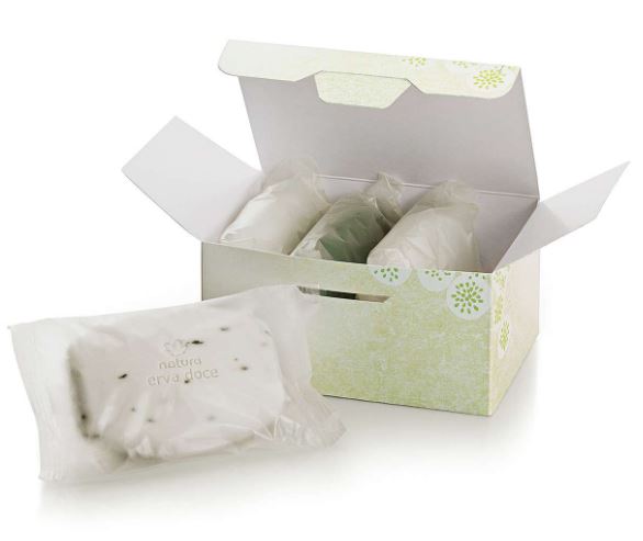 Natura Erva Doce Sabonete em Barra 4 unidades - Bar Soap Anise - Hi Brazil Market