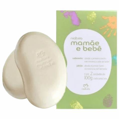 Natura Mamae e bebe Sabonete 2 unidades - Baby Soap - Hi Brazil Market
