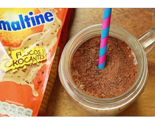 Ovomaltine Achocolatado com Flocos Crocantes 300g - Chocolate Flavor Powder in Flakes - Hi Brazil Market