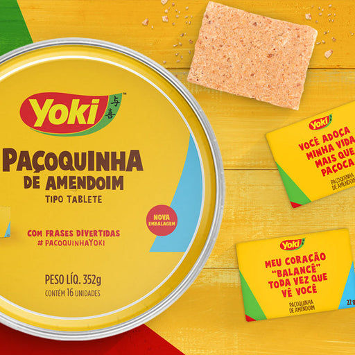 Yoki Pacoquinha Tablete 16 und 350g - Hi Brazil Market