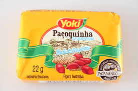 Yoki Sweet Peanut Candy Bar - Paçoquinha Tablete individual - Hi Brazil Market