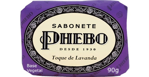 Phebo Bath Soap Purple 90g - Sabonete Toque de Lavanda 90g - Hi Brazil Market