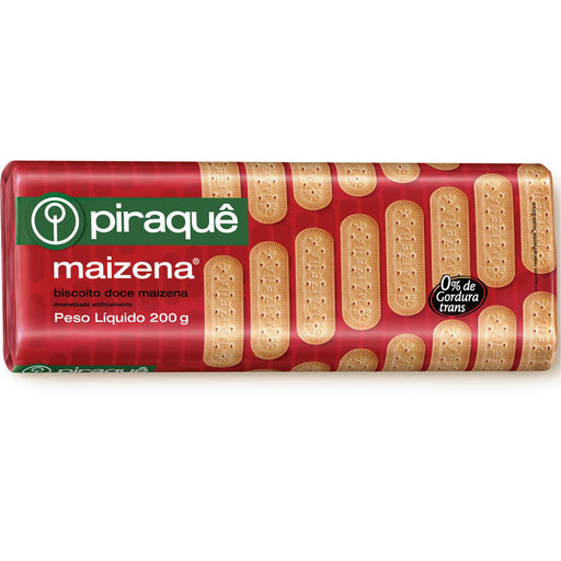 Piraque Biscoito de Maizena 200g - Starch Biscuit 7.05oz - Hi Brazil Market