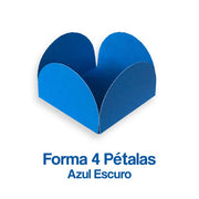 Forminha Caixinha 4 Petalas Lisa - Decorated cup candy - Hi Brazil Market