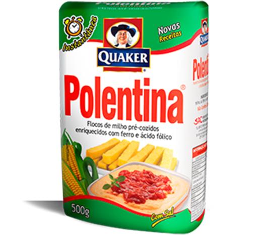Quaker Polentina 500g - Cooked Cornmeal - Hi Brazil Market