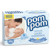 Pompom Sabonete Bebe 80g - Soap Pompom Baby - Hi Brazil Market