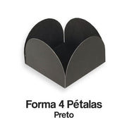 Forminha Caixinha 4 Petalas Lisa - Decorated cup candy - Hi Brazil Market