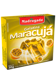 Madrugada Gelatina Maracuja 85g - Passion Fruit Gelatin 3oz - Hi Brazil Market