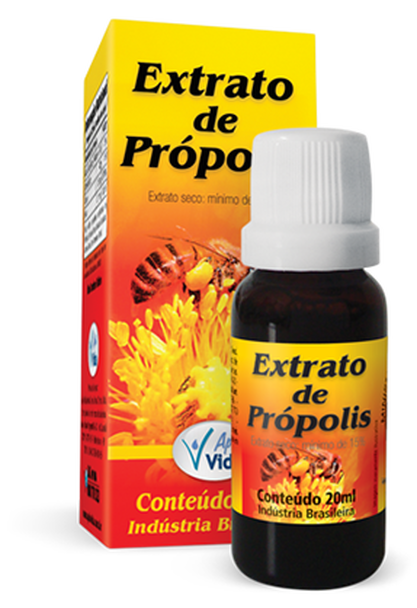 BeeLife Extrato de Propolis Verde Gotas 20ml - Green Propolis Extract 1fl oz - Hi Brazil Market